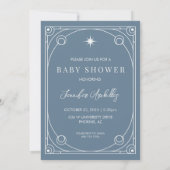 Tarot Baby shower Uitnodiging, hemels & mystiek Kaart (Achterkant)