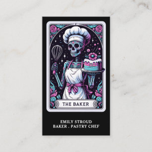 Tarot Baker Black Visitekaartje