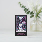Tarot Baker Black Visitekaartje (Staand voorkant)