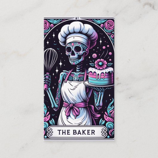 Tarot Baker Visitekaartje (Voorkant)
