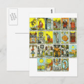 tarot briefkaart (Voorkant / Achterkant)