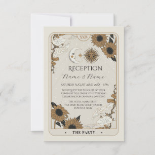 Tarot Bruiloft Receptie Kaarten Spiritueel Zon Maa