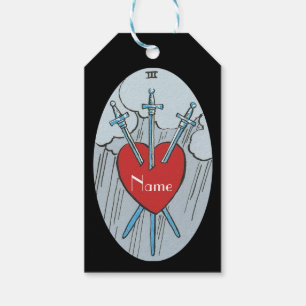 Tarot Card 3 Swords Thunder_Cove Cadeaulabel
