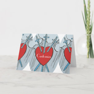 Tarot Card 3 Swords Thunder_Cove Kaart