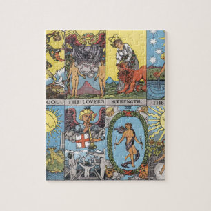 Tarot Card Collage Legpuzzel