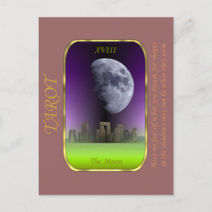 Tarot Card - De maan Briefkaart