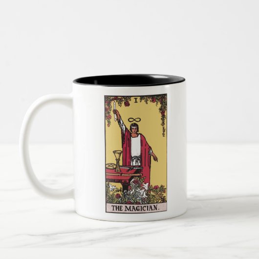 Tarot Card - De Magicus Tweekleurige Koffiemok (Links)