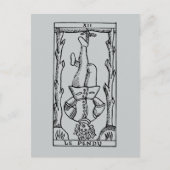 Tarot Card: Hanged Man Briefkaart (Voorkant)
