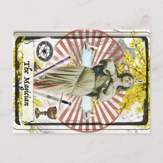 Tarot Card Het Magische Briefkaart (Voorkant)
