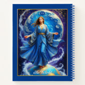 Tarot Card, le Monde, dans Deep Blue Journal (Dos)