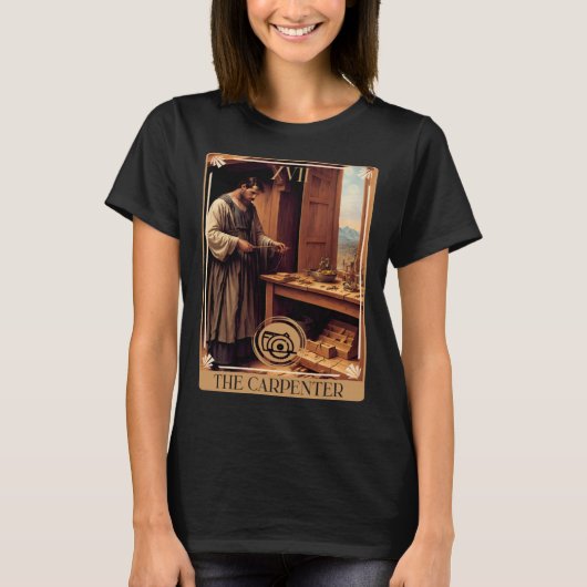 Tarot Card of The Carpenter T-shirt (Voorkant)