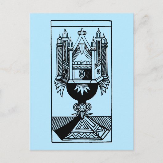 Tarot Card: The Ace Of Cups Briefkaart (Voorkant)