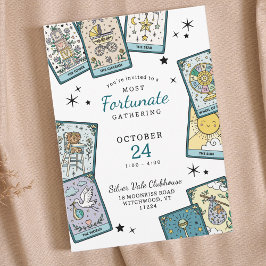 Tarot Card Theme Baby Shower Invitations Kaart