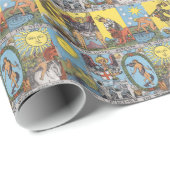 Tarot Cards Collage Cadeaupapier (Rol Hoek)