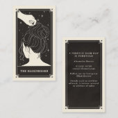 Tarot céleste Carte de visite noir (Devant / Derrière)