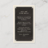 Tarot céleste merci petit Carte de visite (Dos)