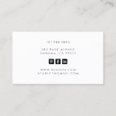 Tarot Chien Walker Animaux Carte de visite (Dos)