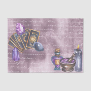 Tarot Crystals Paarse ontkoppeling Tissuepapier