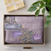 Tarot Crystals Paarse ontkoppeling Tissuepapier (Geschenk)