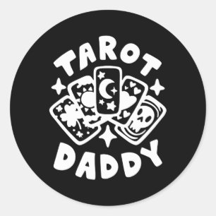 Tarot Dad Happy Vaderdag Best Pap Ever Ronde Sticker