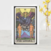 Tarot: de geliefden kaart (Gele Bloem)