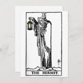 Tarot: De Hermit Notecards Notitiekaartje (Voorkant / Achterkant)