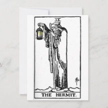 Tarot: De Hermit Notecards