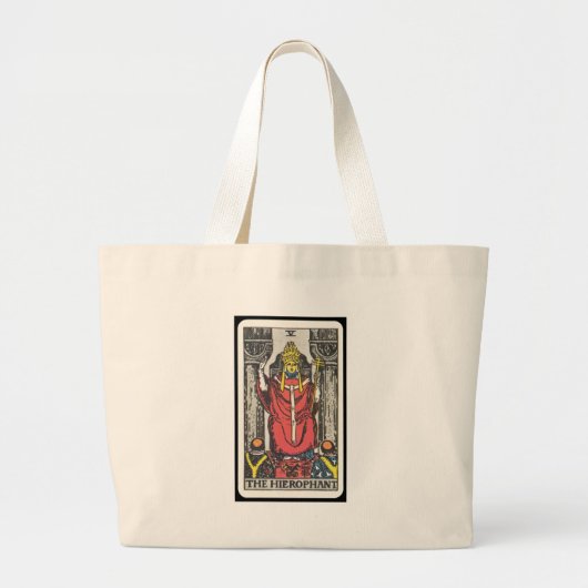 Tarot: De rechofant Grote Tote Bag (Voorkant)