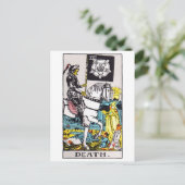 tarot-death briefkaart (Staand voorkant)