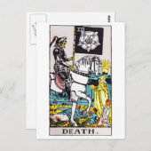 tarot-death briefkaart (Voorkant / Achterkant)