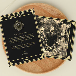 Tarot Elegant Merci Cartes Black Gold Photo