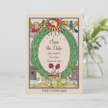 Tarot Faire-part de mariage - Tarot Enregistrer la
