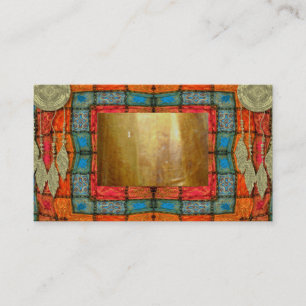 Tarot Feather Gypsy Psychic Astrology Business Visitekaartje