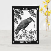 Tarot Geïnspireerd Halloween Crow Kaart (Gele Bloem)