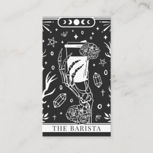 Tarot Houtskoolgrijs Barista Visitekaartje