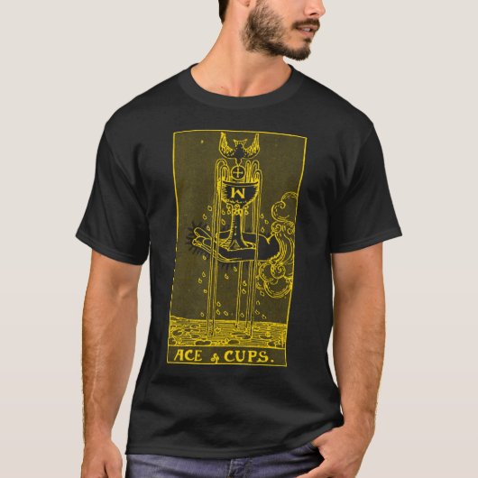  TAROT KAART ACE VAN CUPS T-SHIRT (Voorkant)