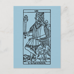 Tarot Kaart: De keizer Briefkaart