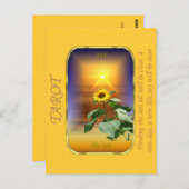 Tarot Kaart - De Zon (Voorkant / Achterkant)