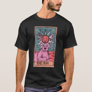 Tarot Kaart De Zon En Sphynx Kat Occult Graphic T-shirt