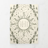 Tarot Kaart Gotische bruiloft drievoudige uitnodi (Cover)