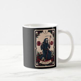 Tarot Kaart Grim Reaper Deadlifts Workout Gym Occu Koffiemok