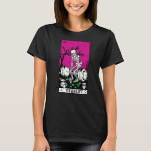Tarot Kaart Gym Deadlifts Workout Occult Reading R T-shirt