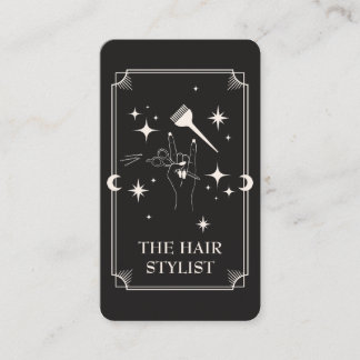 Tarot Kaart Hair Stylist Celestial Visitekaartje