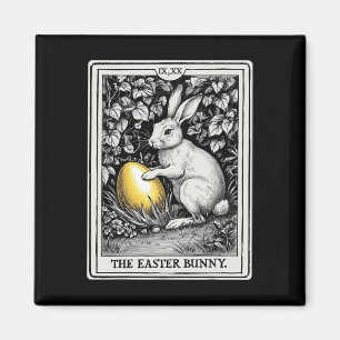 Tarot Kaart Happy Easter Bunny Spring Easter Egg E Magneet