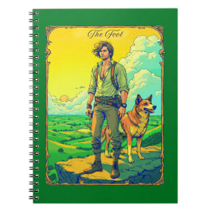 Tarot Kaart Illustratie, De Dwaas Notitieboek