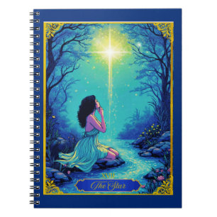 Tarot Kaart Illustratie, De Ster Notitieboek