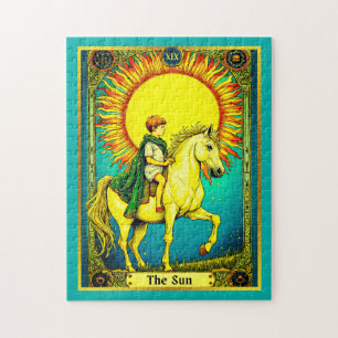Tarot Kaart Illustratie, De Zon Legpuzzel