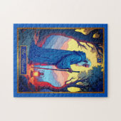 Tarot Kaart Illustration, De kluizenaar Legpuzzel (Horizontaal)