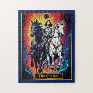 Tarot Kaart Illustration, De wagen Legpuzzel