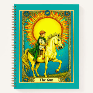 Tarot Kaart Illustration, het tijdschrift van de z Notitieboek